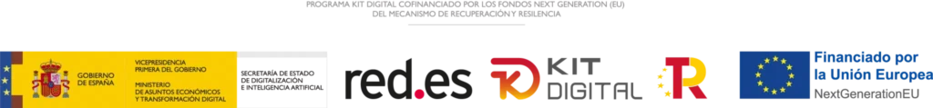 Logos financiado union europea nextGenEU